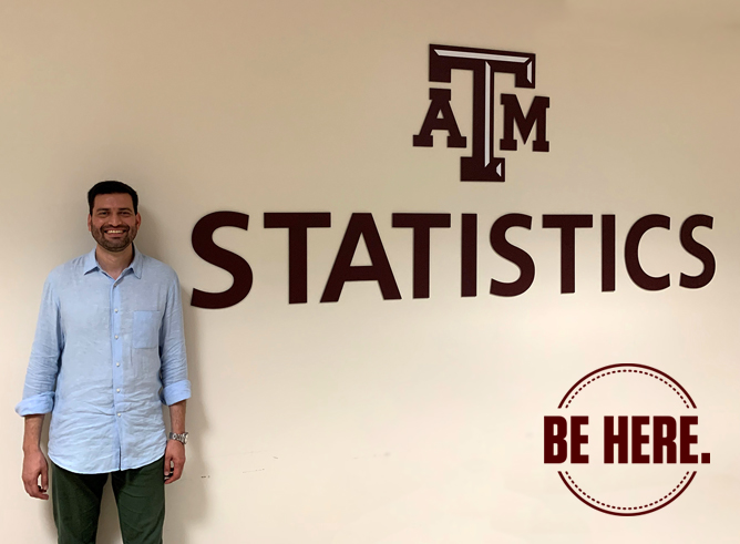 Texas A&amp;M University statistics graduate student Sebastián Bravo